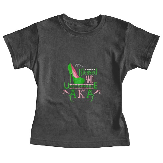 Womens AKA inspired Blessed AKA AKA sorority Alpha Baby Tees
