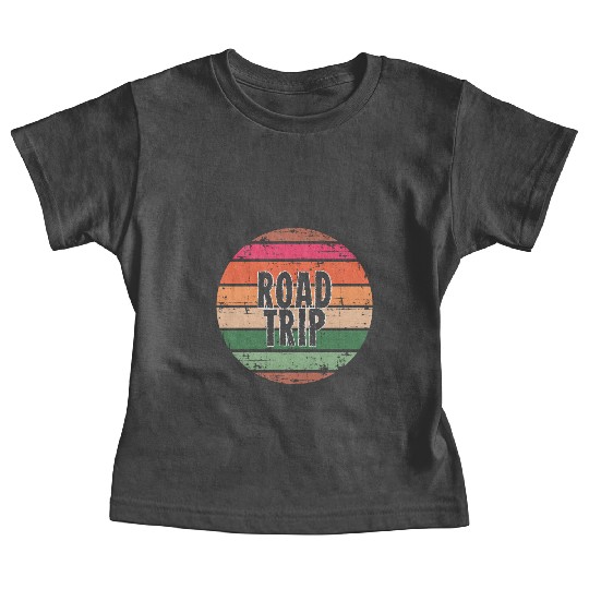 Road Trip orange Baby Tees
