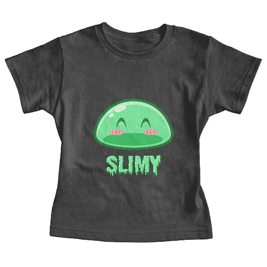 Cute Green Dungeon Slime Monster Weird Anime Baby Tees