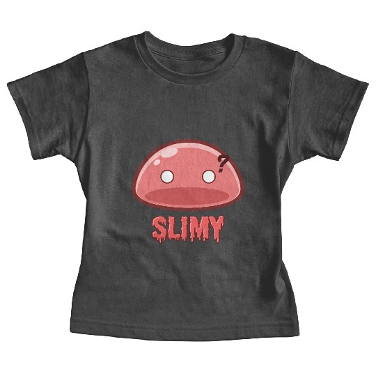 Cute Red Dungeon Slime Monster Weird Anime Baby Tees