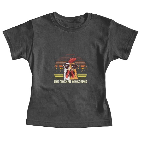 The Chicken Whisperer Funny Chicken Farmer Baby Tees