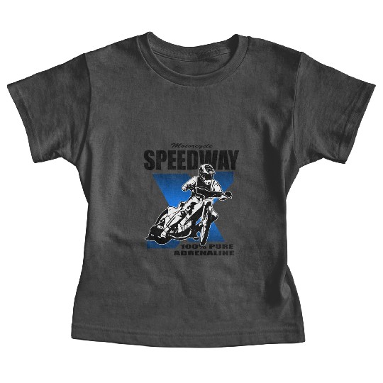 Motorcycle Speedway Racing Baby Tees
