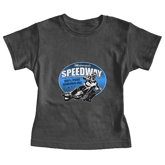 Motorcycle Speedway Racing Baby Tees