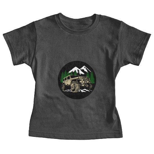 Mountain Jeep Baby Tees