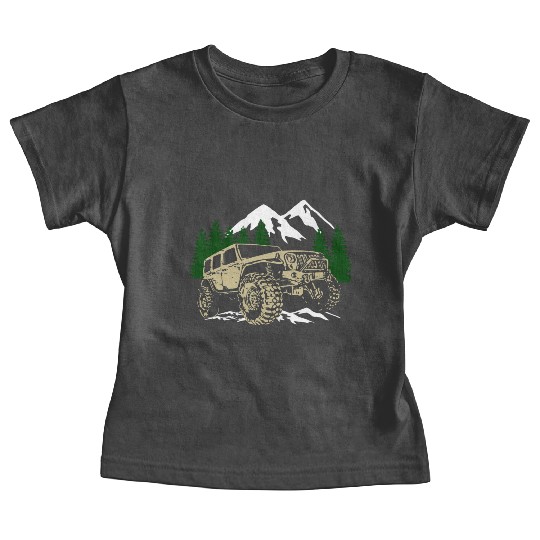 Mountain Jeep 4x4 Offroad Baby Tees