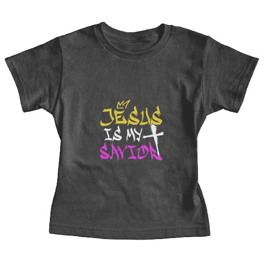 Jesus Is My Savior Graffiti Street Art Drawing Baby Tees