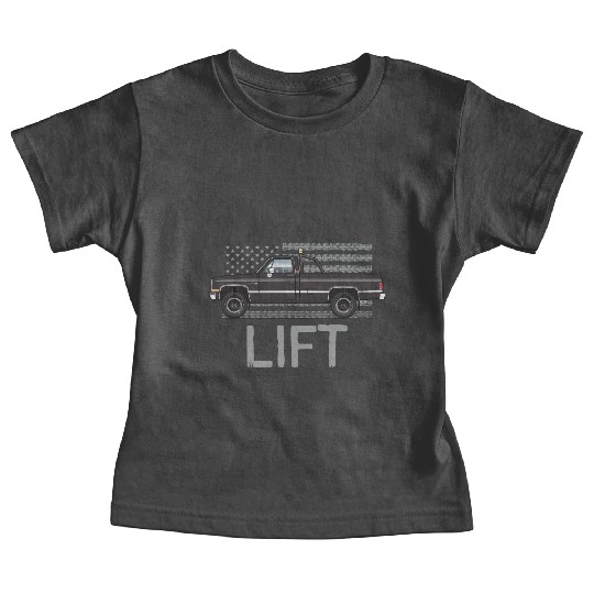 Square Body Lift Black Baby Tees