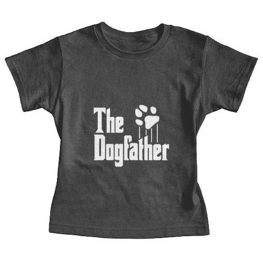 Dog Dad Dogs The Dogfather Baby Tees