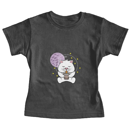 Kawaii Cat Space Pet Lover Gift Baby Tees
