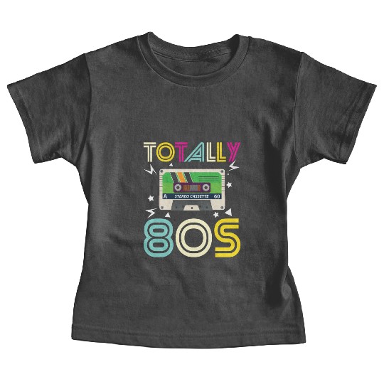 Totally 80s Retro Music Cassette Tape Baby Tees