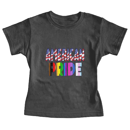 American Pride - LGBTQ+ America Pride Month July 4 Baby Tees
