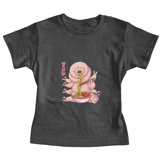 Kawaii Tardigrade Ramen Noodles Japanese Anime Noo Baby Tees
