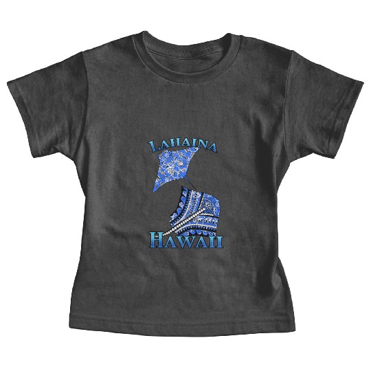 Lahaina Vacation Tribal Stingrays Baby Tees
