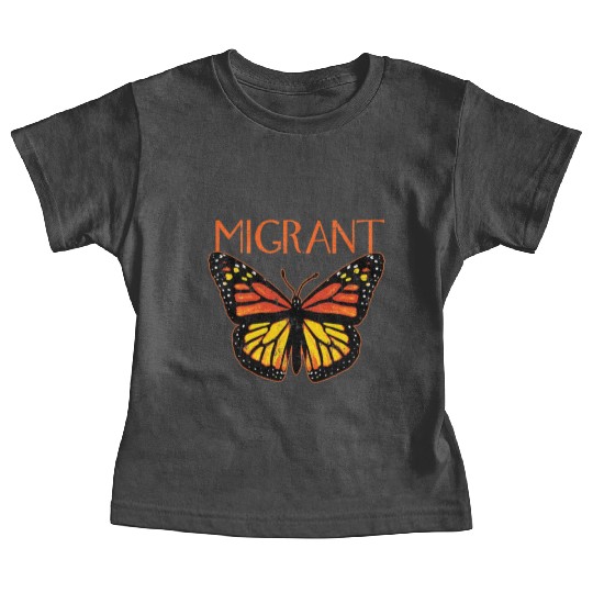 Monarch Butterfly Migration Funny Butterfly Lover Baby Tees