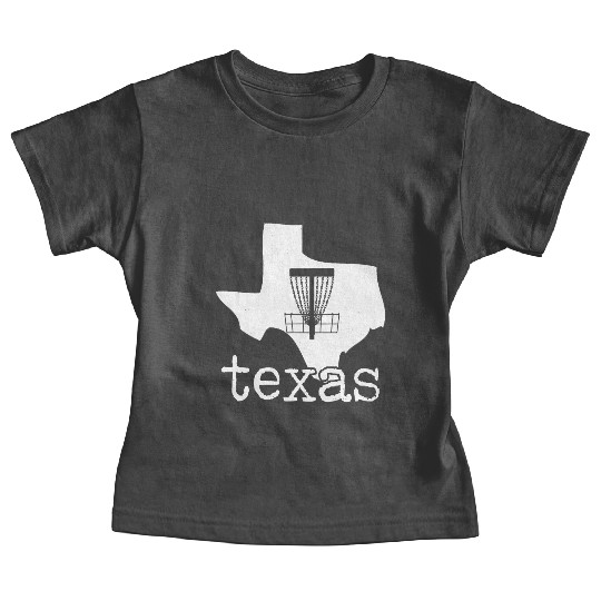 State of Texas Disc Golf Baby Tees Golfer Golfing