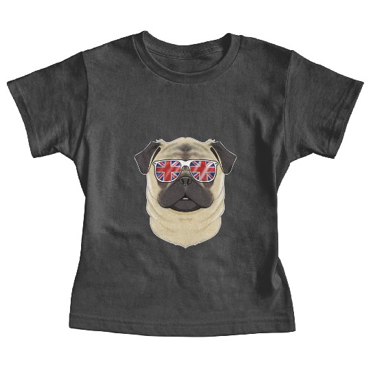 Pug UK Sunglasses I English Flag I Union Jack Baby Tees
