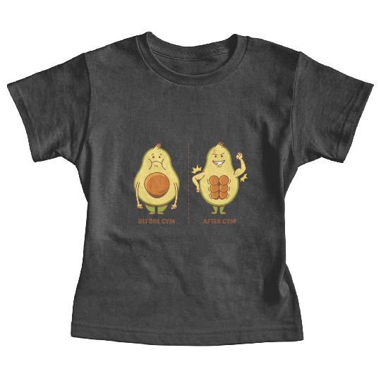 Muscle Avocado Baby Tees