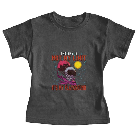 The Sky Is My Playground Skydive Funny Cute Baby Tees