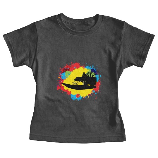 Airboat Fanboat Airboating Planeboat Swamp boat Baby Tees