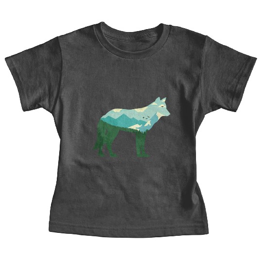 Mountain Wolf Baby Tees