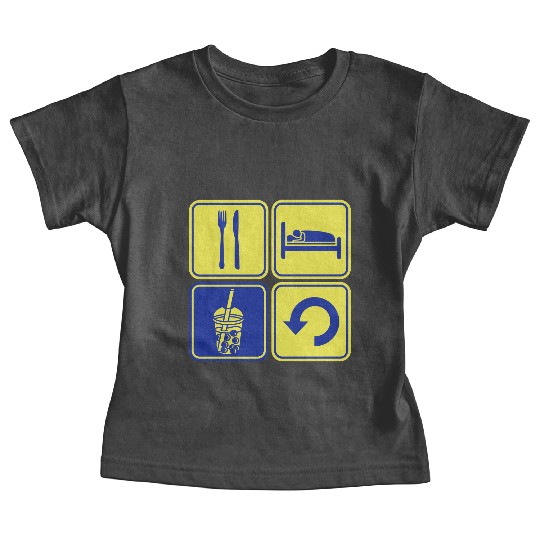 Repeat Boba Tea daily Baby Tees