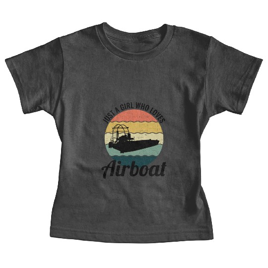 Airboat Fanboat Airboating Planeboat Swamp boat Baby Tees