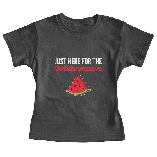 Here for Watermelon Vegan Gift Baby Tees
