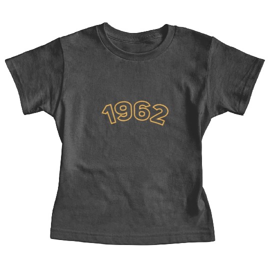 1962 Year Yellow Baby Tees
