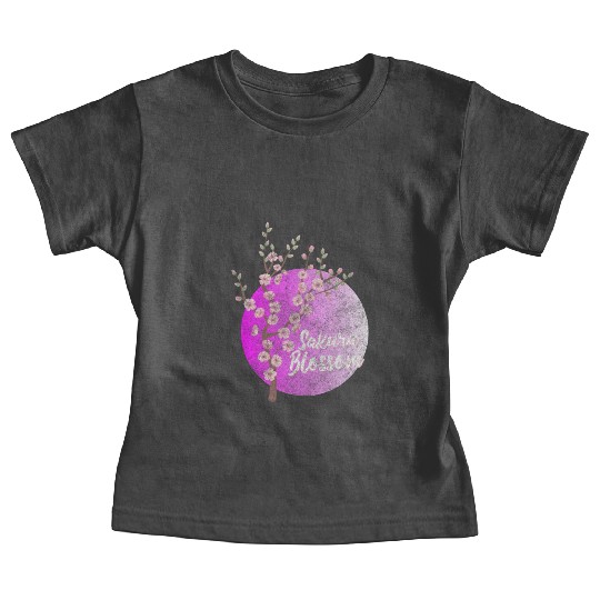 Japan Sakura Blossom Colorful Baby Tees