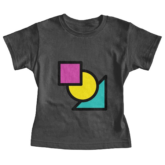 Geometry Triangle Rectangle Circle Baby Tees