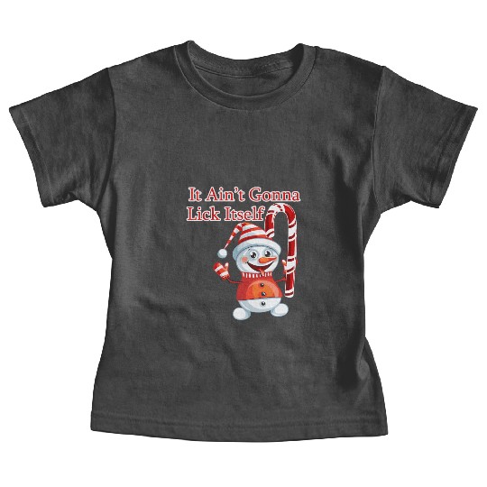 Christmas Holiday Candy Canes It'S Not Gonna Lick Baby Tees