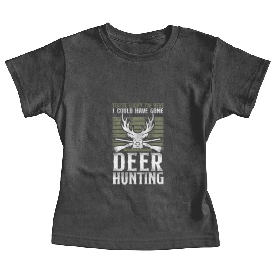 Buck Deer Hunting Hunter Vintage Baby Tees
