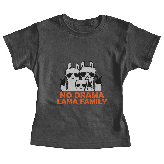 No Drama Llama Family Baby Tees