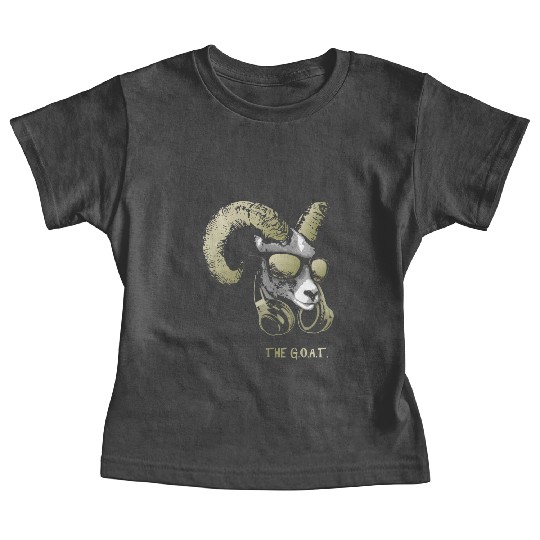 The Goat Bling Cool and Funny Music Animal with Baby Tees