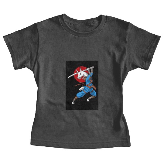 Llama Ninja Samurai Baby Tees