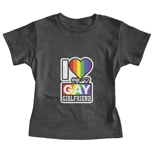 LBGT Flag Gay Pride Human Love Girlfriend Baby Tees