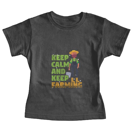 Agriculture Tractor Cows Grain Baby Tees