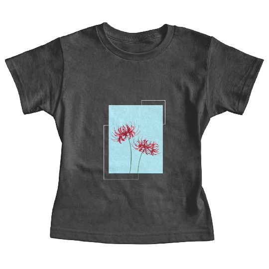 Red Spider Lily Lycoris Recoil Anime Fanart Baby Tees