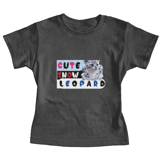 Cute Snow leopard |big cats Baby Tees
