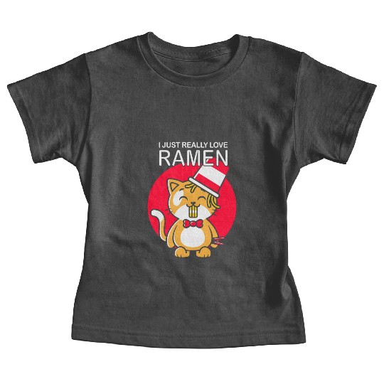 Cat Ramen Lover I Just really love Ramen Baby Tees