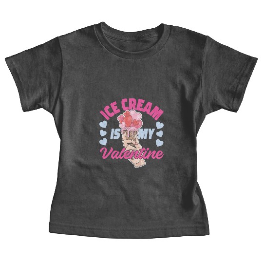 Ice Cream Valentines Day Cone Baby Tees