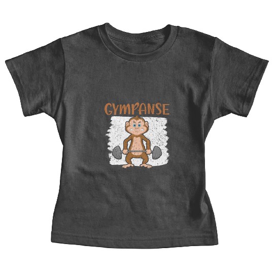 Gympanse Chimpanzee Monkey Animal Zookeeper Baby Tees