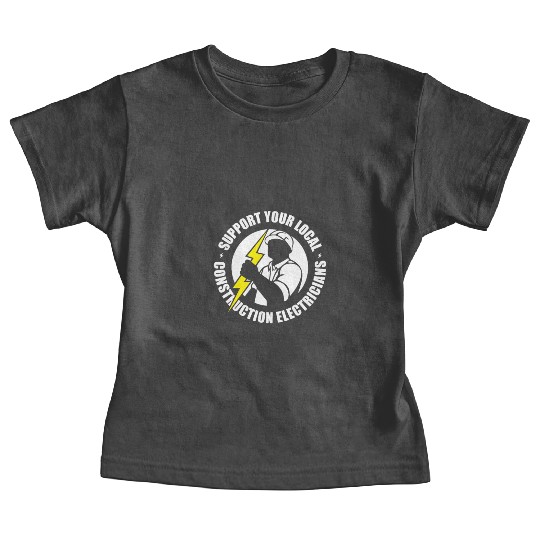 Electrician Electrical Engineer Lineman Baby Tees