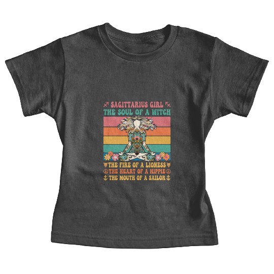 Sagittarius Girl Astrology Sign Baby Tees