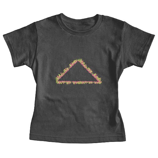 triangle nature icon grass Baby Tees