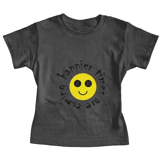 Emoticon happy times are coming Baby Tees
