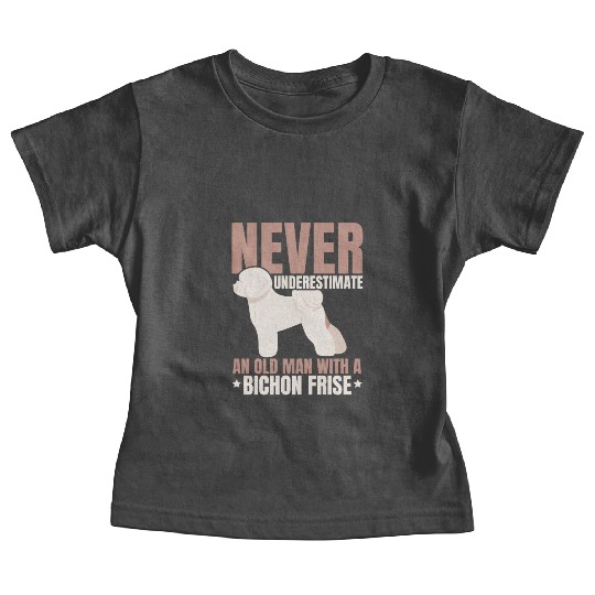 Bichon Frise Dog Lover Dog Breeder Puppy Paw Love Baby Tees