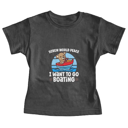 Sailing Sailboat Boating Kid Child Yacht Boat Baby Tees