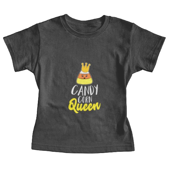 Candy Corn Queen Baby Tees for Kid Girls Women
