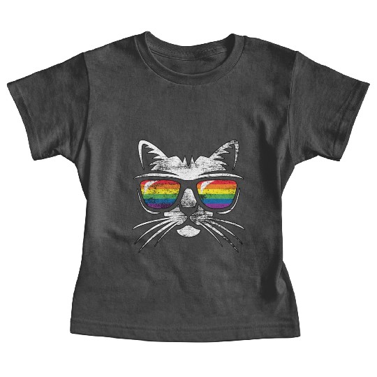 Vintage LGTB Gay Lesbian Pride Flag Baby Tees